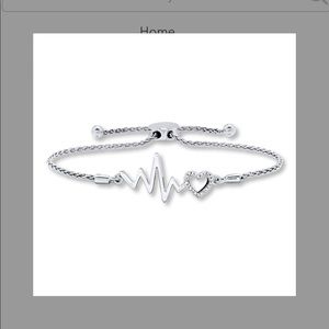 Heartbeat bolo bracelet